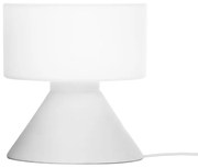 Stolná lampa Concrete, biela