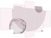 Obraz - Fialový minimalizmus N⁰2 (150x105 cm)