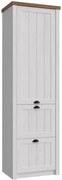 Vysoká skříň PROVENCE S1D2S, sosna andersen / lefkas ciemny.