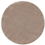 Koberec MELLOW tmavobéžový kruh
