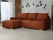 Rohová sedačka Gryfit L (oranžová) (s úl. priestorom)