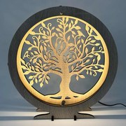 LED lampa Strom života – Luxusná drevená dekorácia | SENTOP LED0560