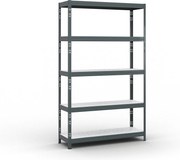 Policový regál 1966x1200x400 mm, nosnosť 280kg