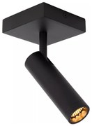 Lucide 22974/01/30 - Bodové svietidlo GRADO 1xGU10/40W/230V čierne