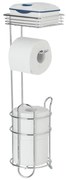 Stojan na toaletný papier z pochrómovanej ocele v striebornej farbe – Wenko