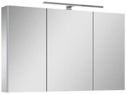 Riva Vulcano Zrkadlová skrinka s LED osvetlením, 101 × 61,8 × 13 cm