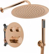 Rea Lungo Diamond, podomietková sprchová súprava + BOX, ružové zlato, REA-P6968