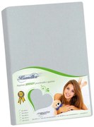 Bellatex Jersey plachta na posteľ stredne sivá,160 x 200 cm