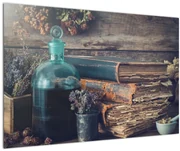 Obraz - Stolík apatykárky (90x60 cm)