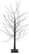 Vianočná stojaca lampa hnedý strom 120 cm vrátane LED s časovačom IP44 - Ki