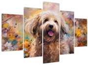 Obraz - Šťastný pes II. (150x105 cm)