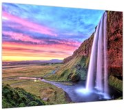 Obraz - Vodopád Seljalandsfoss (70x50 cm)