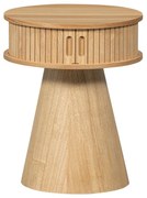 Nočný stolík v dekore borovice v prírodnej farbe Karri – WOOOD