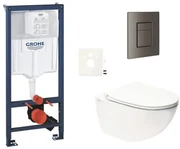 Závesný wc set do ľahkých stien / predstenová montáž Swiss Aqua Technologies Infinitio SIKOGRSIN11SCAL0