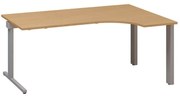 Ergonomický stôl ProOffice C 180 x 120/80 cm, pravý, buk