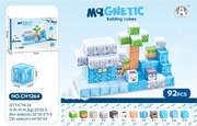 Magnetická stavebnica MAGNETIC Snežná krajina, 92 dielikov