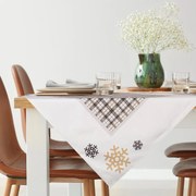 VIANOČNÝ OBRUS ANGEL 85X85 CM VZOROVANÁ