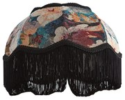 Látkové tienidlo s kvetinovým dizajnom s bielym interiérom 31,5/15/14 - Heritage