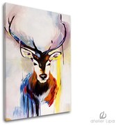 Autorská reprodukcia na plátne JELEŇ XOBDA019E1