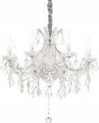 Závesné svietidlo Ideal Lux Napoleon SP8 cromo 167244 E14 8x40W 67cm chrómov