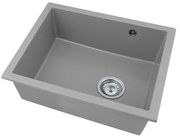 Gamma Decor 5040, 1-komorový granitový drez 560x460x180 mm, šedá, GMA-ZLE000084