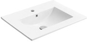 TUANA CERANO - Umývadlo keramické Todo - nábytkové - biela lesklá - 61x46,5 cm, CER-431593