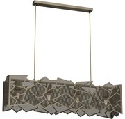 Luster na lanku CAMO 4xE27/15W/230V zlatá