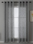 Závesy Leonardo sivočierna – 140 × 180 cm (2 ks)