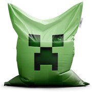 Sedací vak Classic Green Blocks - detský, zelená