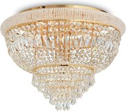 Prisadené stropné svietidlo Ideal Lux Dubai PL24 Ottone 243498 E14 24x40W Ip