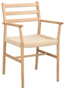 Jedálenská stolička v prírodnej farbe Harlan – Rowico