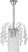 Toolight Toolight, krištáľová závesná lampa Ø30 cm, 3×E14, SWE089-CP, chrómová, OSW-30216