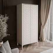 DVOJDVEROVÁ ŠATNÍKOVÁ SKRIŇA SALOME KAŠMÍR 90 cm