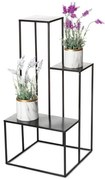 Stojan na kvety KASKADA 85x40 cm čierna