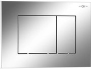 Mexen Tex 02, splachovacie tlačidlo, lesklý chróm, 6102-03