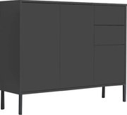 XXXLutz KOMODA, antracitová, 105,5/86/33 cm MID.YOU - Komody - 001067012701