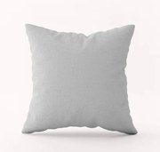 Bavlnená obliečka na vankúš - svetlo šedá Veľkost obliečok: 70 x 90 cm, Zapínanie: Gombíky
