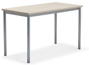 Stôl BORÅS PLUS, 1200x600x720 mm, laminát - jaseň, strieborná
