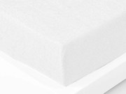 XPOSE® Detská froté plachta Exclusive - biela 70x140 cm