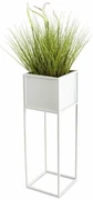 HowHomely Stojan na kvety 70x24 cm biela DD0103