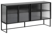 Čierna komoda Kave Home Trixie