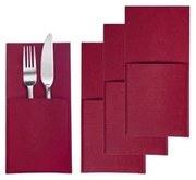 Westmark Sada vreciek na príbory COZY, 22 x 11 cm, 4 ks, červená