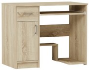 Moderný písací, počítačový stôl MODERN N-10 - rôzne farebné prevedenia sonoma