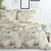 RENFORCÉ OBLIEČKY NINA 140X200 CM, 1 KS 70X80 CM LISTY