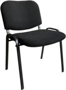 Konferenčná stolička Zuza, čierna tkanina%