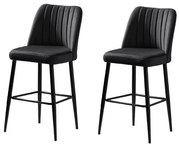 Súprava barových stoličiek Vento Black, 2 ks, 2 ks
