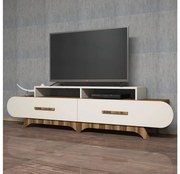 TV stolík/skrinka Florian (orech + krémová). Vlastná spoľahlivá doprava až k Vám domov. 1088858