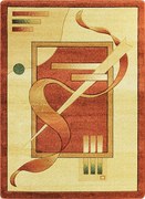 Berfin Dywany, Kusový koberec Adora 7052 V (Vizon), 280x370, oranžová, chodba / predsieň