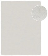 Biela syntetická kožušina 200x290 cm Ivy Luxury Fur – Flair Rugs