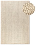 Krémovobiely jutový koberec 190x280 cm Bouclé – Hanse Home